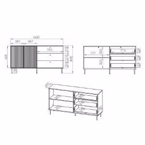 Obrazek Komoda Sophie 04 cashmere
