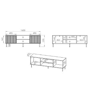 Obrazek Szafka RTV Sophie 06 cashmere