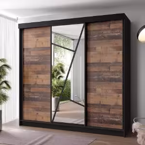 Obrazek Szafa Vena 200 czarny/ old style