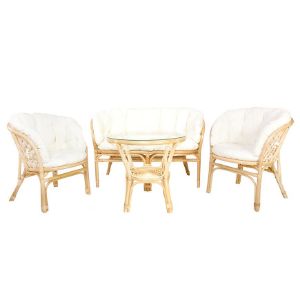 Obrazek Komplet rattanowy Tropicana naturalny/beż