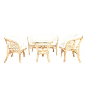 Obrazek Komplet rattanowy Tropicana naturalny/beż