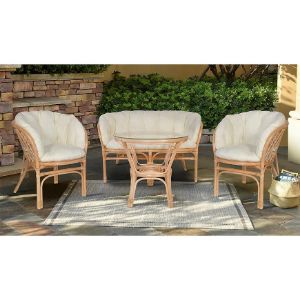 Obrazek Komplet rattanowy Tropicana naturalny/beż