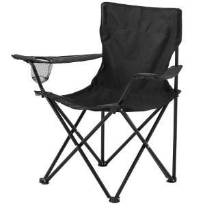 Obrazek Fotel kempingowy Haldi czarny