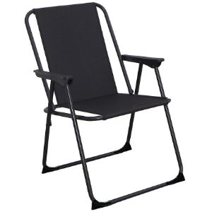 Obrazek Fotel kempingowy Varo czarny