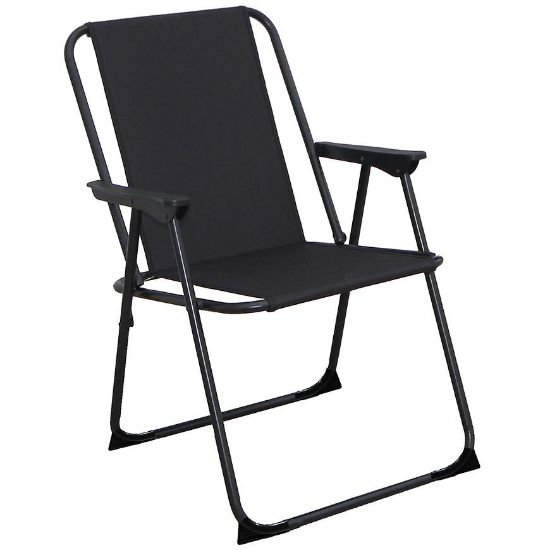 Obrazek Fotel kempingowy Varo czarny