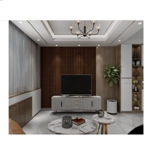 Obrazek Panel lamelowy MODERN LINE NORMAL Dark 12x122x2650mm