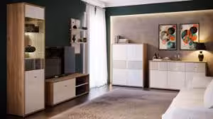 Obrazek Komoda dwudrzwiowa z szufladami Risso