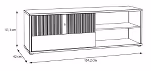 Obrazek Szafka RTV Risso RNTK121
