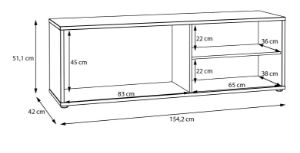 Obrazek Szafka RTV Risso RNTK121
