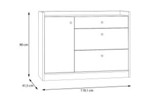 Obrazek Komoda Coxim CXMK221L