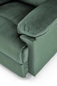 Obrazek Fotel z funkcją relaks Parker Velvet zielony