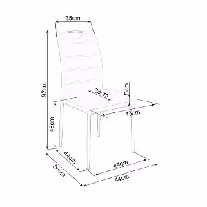Obrazek Krzesło Rino szary
