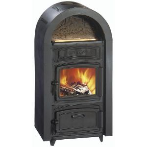 Obrazek Piec stalowy Etna black 9 kW