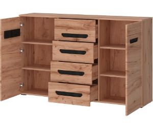 Obrazek Komoda Alana ALAK03 buk crenata ciemny