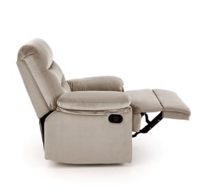 Obrazek Fotel z funkcją relaks Parker Velvet beżowy