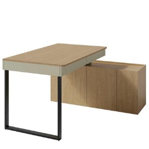 Obrazek Biurko Luca LC10 +Komoda 3D eucaliptus/dąb balti