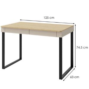 Obrazek Biurko Luca LC11 beżowy/dąb