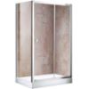 Obrazek Kabina prysznicowa Vega-Sigma 100x80 czyste chrom
