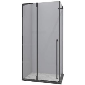 Obrazek Kabina prysznicowa kwadratowa Bravo 90x90x195 black