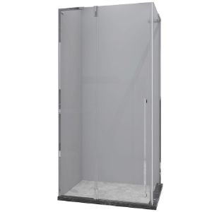 Obrazek Kabina prysznicowa kwadratowa Bravo 90x90x195 chrom