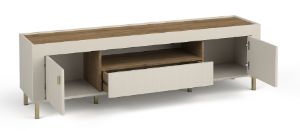 Obrazek Szafka RTV Mossa MO8 dąb whisky/cashmere