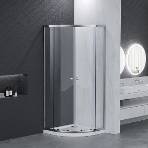 Obrazek Kabina prysznicowa półokrągła Uni 80x80x185 chrom