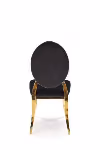 Obrazek Krzesło Zoya czarny/złoty