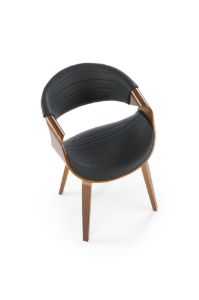 Obrazek Krzesło Kim czarny/orzechowy