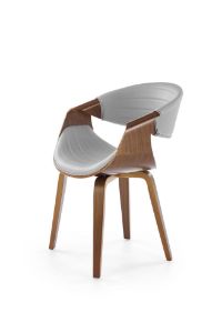 Obrazek Krzesło Kim popielaty/orzechowy