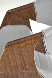 Obrazek Krzesło Kim popielaty/orzechowy