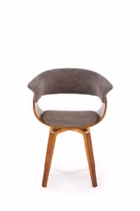 Obrazek Krzesło Heart popielaty/orzechowy