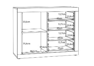 Obrazek Komoda Sand TBBK221L dąb mauvella