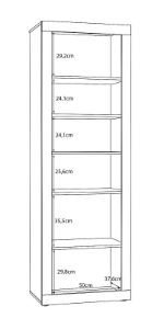 Obrazek Bieliźniarka dwudrzwiowa Sand dąb mauvella