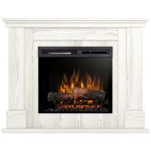 Obrazek Kominek elektryczny Luena 23 biała sosna