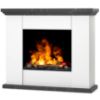 Obrazek Kominek elektryczny Norte Cassette 400/600 biały/marmur 