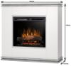 Obrazek Kominek elektryczny Vena 23 biały/beton