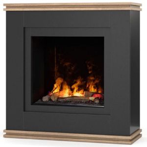 Obrazek Kominek elektryczny Vena Cassette 400/600 czarny/dąb