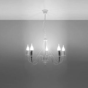 Obrazek Lampa Minerwa 5 A-0214 biały