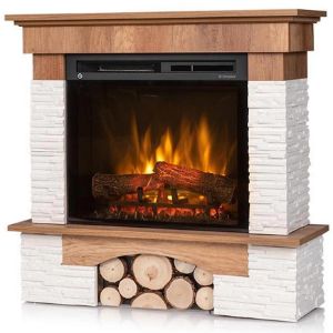 Obrazek Kominek elektryczny Porto narożny 23 dąb