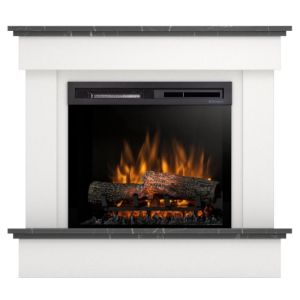 Obrazek Kominek elektryczny Tormes 23 biały/czarny marmur