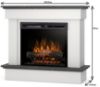 Obrazek Kominek elektryczny Tormes 23 biały/czarny marmur