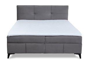 Obrazek Łóżko kontynentalne Altea szary