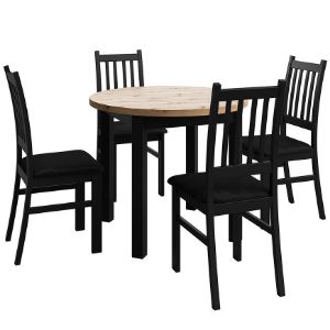 Obrazek Stół Perla 90 artisan/czarny