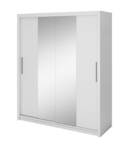 Obrazek Szafa dwudrzwiowa z lustrem Vesti 180 biała