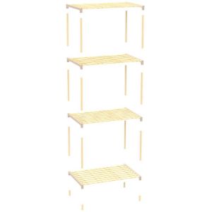 Obrazek Regał Wielofunkcyjny FIX-2006-4 naturalny/beżowy