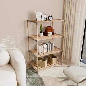 Obrazek Regał Wielofunkcyjny FIX-2006-4 naturalny/beżowy