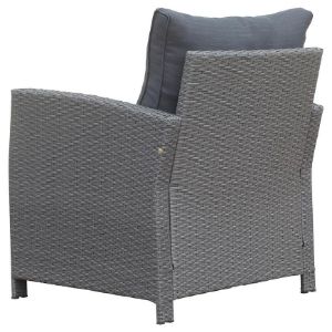 Obrazek Komplet technorattanowy Bados Black 2+2+1