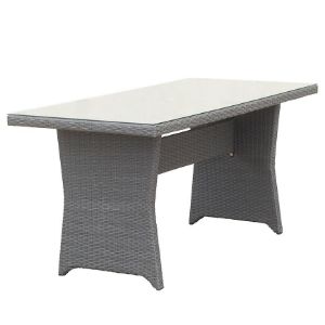 Obrazek Komplet technorattanowy Bados Black 2+2+1