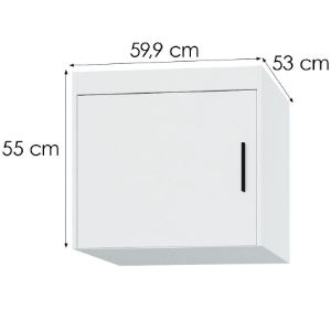 Obrazek Nadstawka do szafy Elena 1D biały