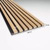 Obrazek Akustyczne lamele na filcu dąb naturalny fornir 300x2650mm